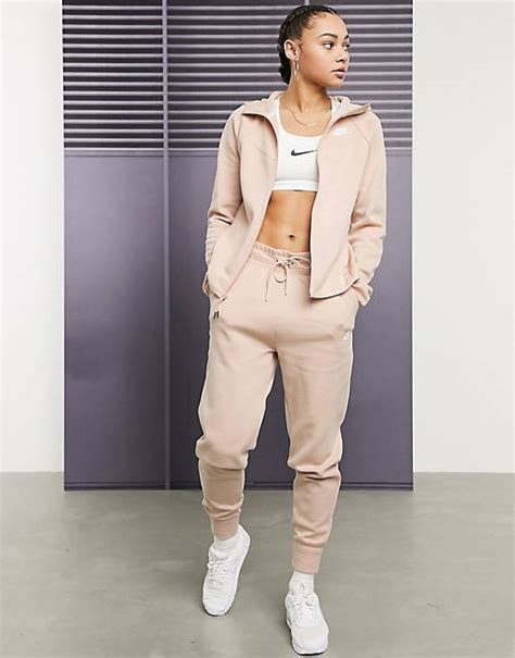 nike trainingsanzug beige damen